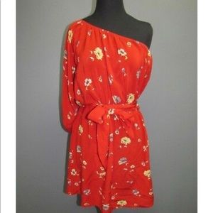 Rebecca Taylor , silk, one-sleeve dress